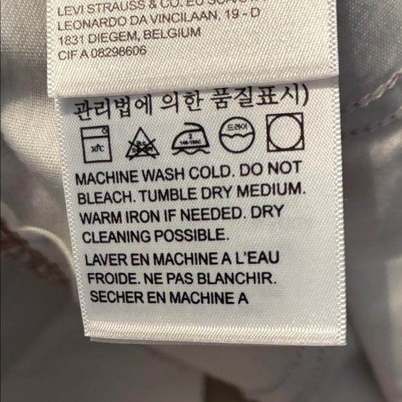 Levi's Khaki Straight Leg Pants - Picture 6 of 13